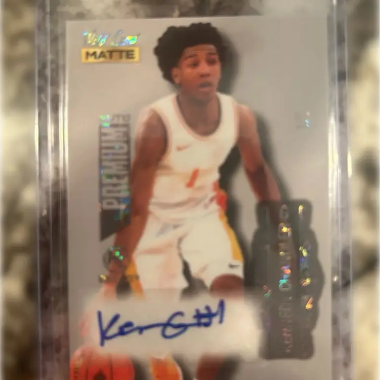 KENNEDY CHANDLER - WILD CARD MATTE - AUTO HOLO-LUX - 1/1- MEMPHIS GRIZZLIES