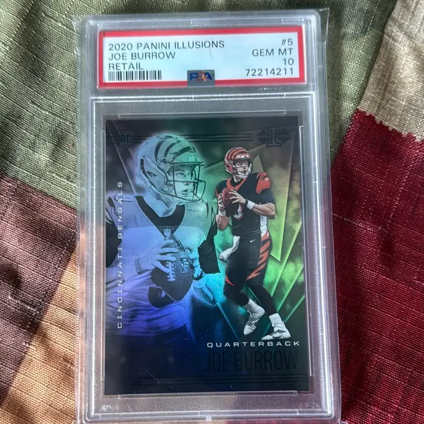 Graded Joe Burrow Rookie Card