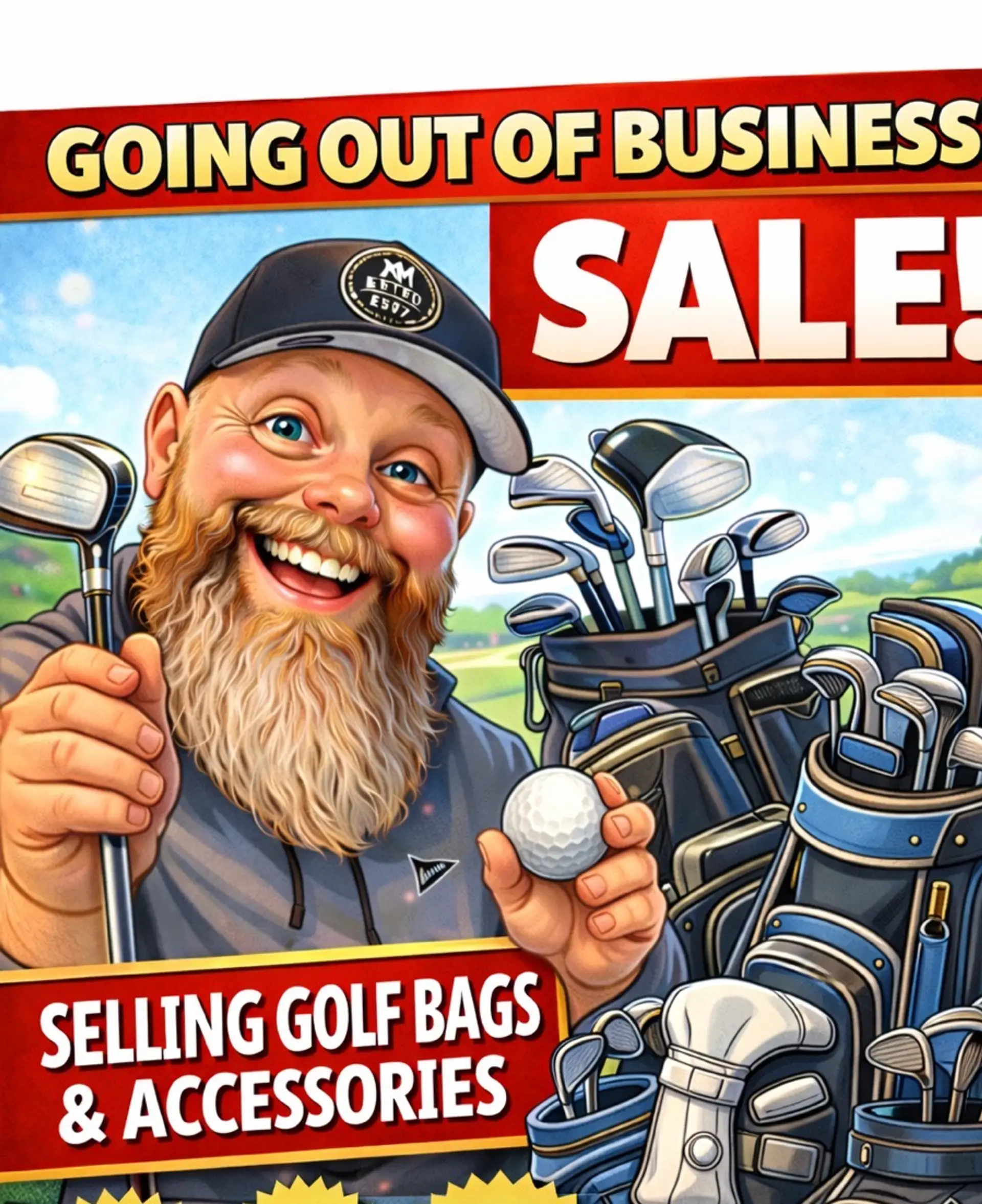 Golf Bag Liquidation Event!! Power Hour!