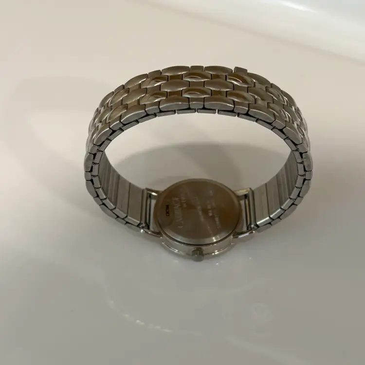 Carriage by Timex Women’s Silver Tone Ladies Watch with Expansion Bracelet