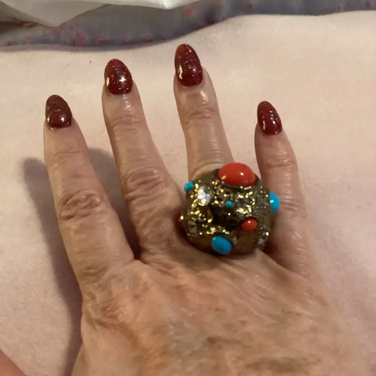 Kenneth Jay Lane Adjustable Ring