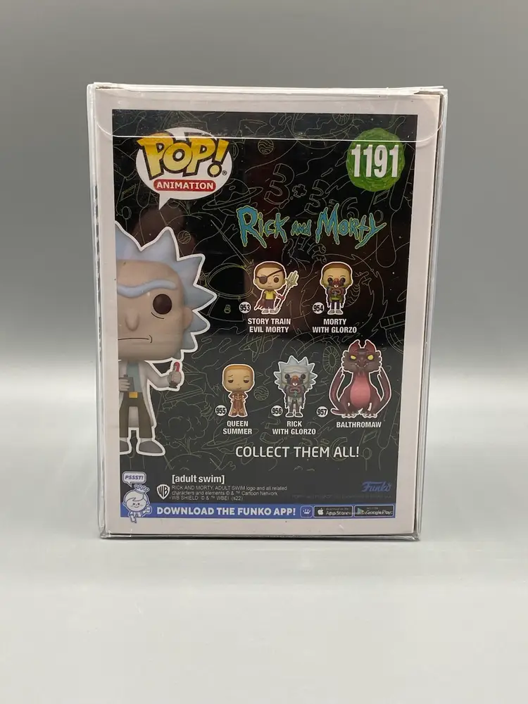Rick With Memory Vial Funko Pop #1191 Rick And Morty Funko Exclusive
