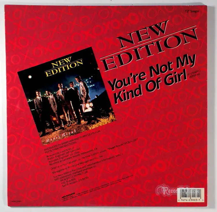 New Edition - You're Not My Kind of Girl (12" Single) (1988) Vinyl • Heart Break