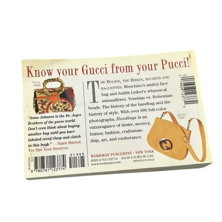 Handbags the Power of the Purse Book - Anna Johnson