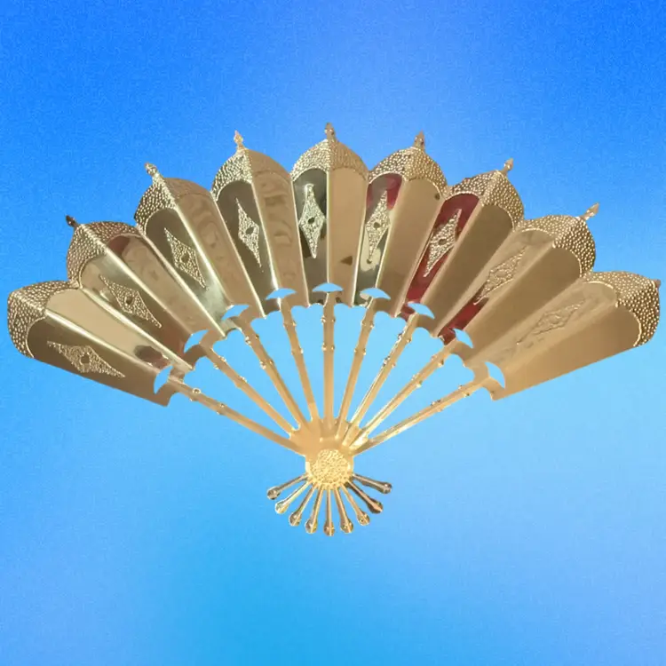 Vintage Gold Decorative Fans-2