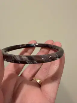 Vintage Glass Swirly Bangle