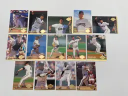 Fleer Ultra 1994 MLB San Francisco Giants Lot of 14 Different Trading Cards