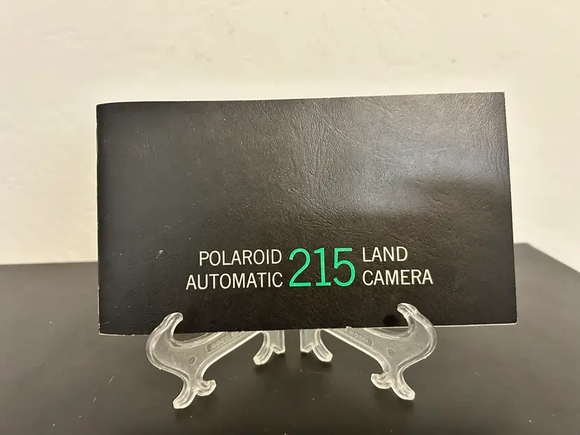 Vtg 1967 Polaroid Automatic Land Camera 215 Manual Mint Condition
