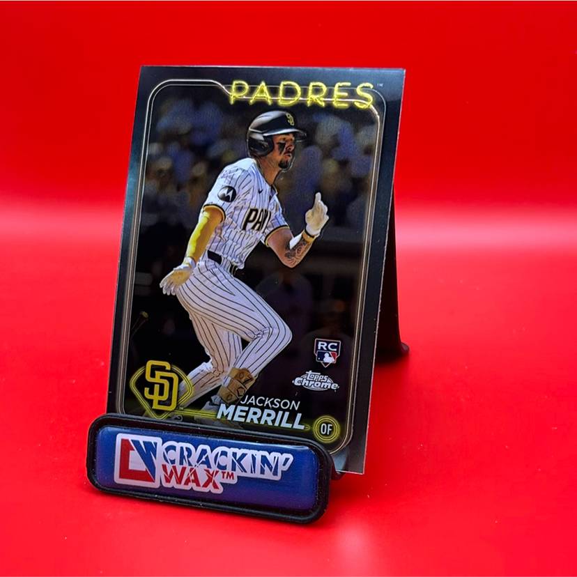 Jackson Merrill 直筆 サイン 2024 Topps 青っぽい Chrome