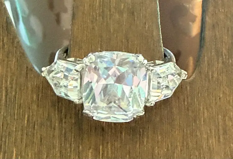 Sterling Silver CZ Ring Size 8.5