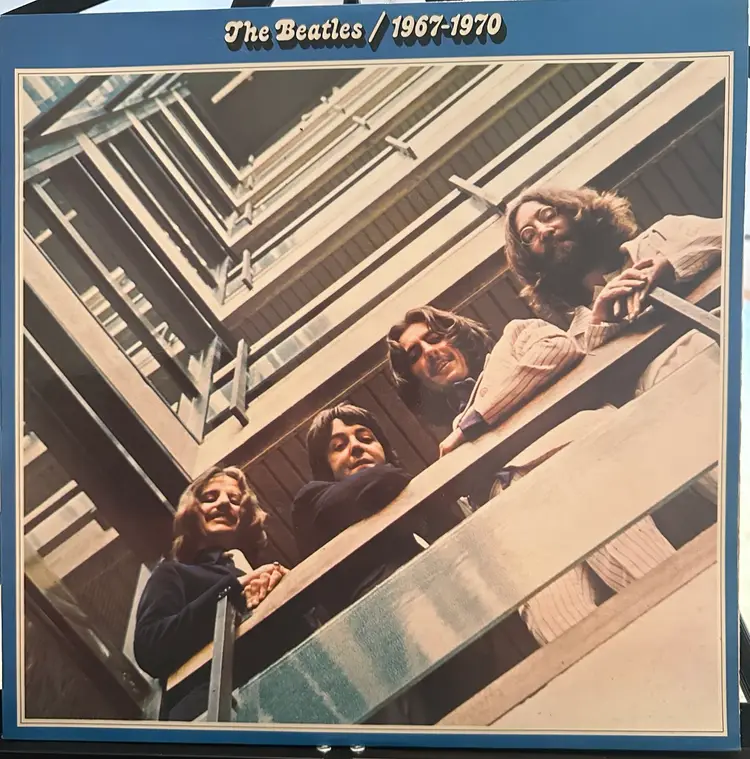 The Beatles 1967-1970 (Blue album) 2LP Apple PCSP718 UK Import Blue Vinyl