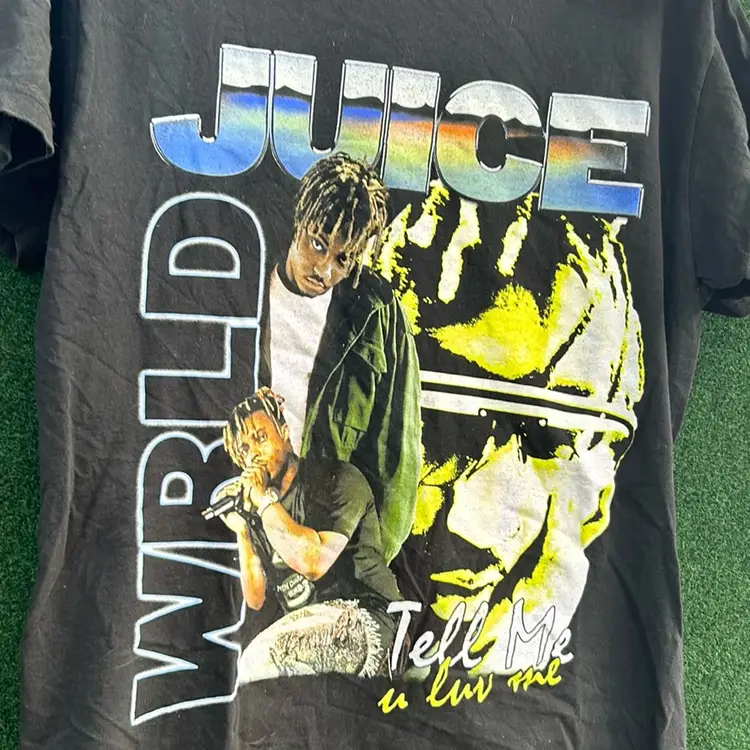 Juice Wrld (World) “Tell Me You Love Me” Printed Black T-shirt, Official Merchandise 