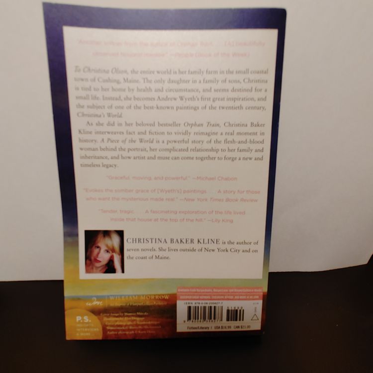 A Piece of the World by Christina Baker Kline. Like new. Published 2017