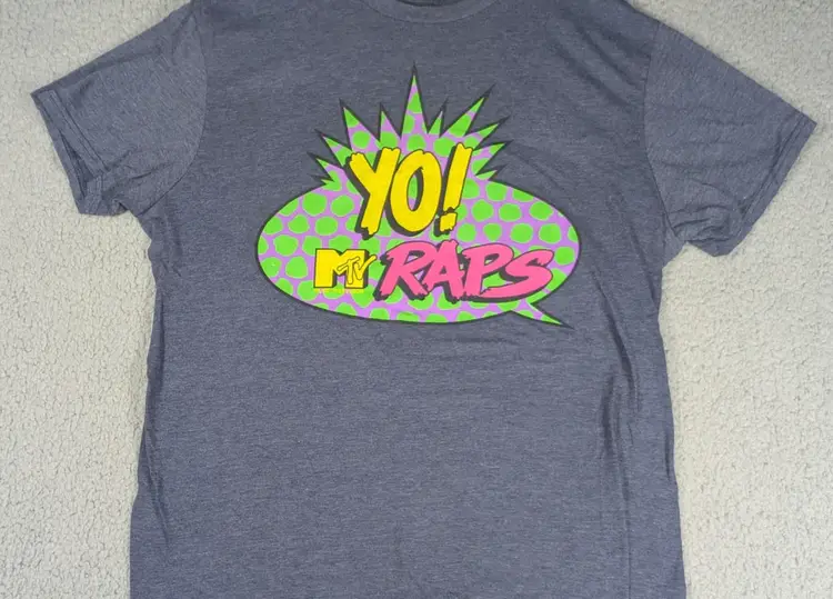 Modern Yo! MTV Raps Graphic Tee Unisex Size Large