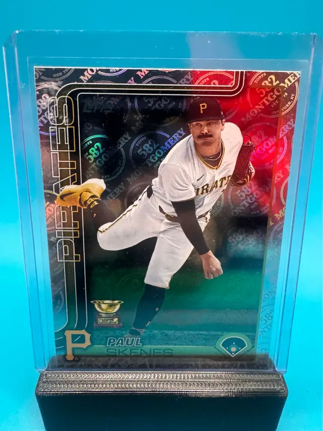 Paul Skenes Topps Montgomery Club Foil Rookie Cup Pittsburgh Pirates