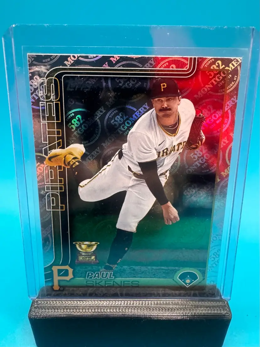 Paul Skenes Topps Montgomery Club Foil Rookie Cup Pittsburgh Pirates
