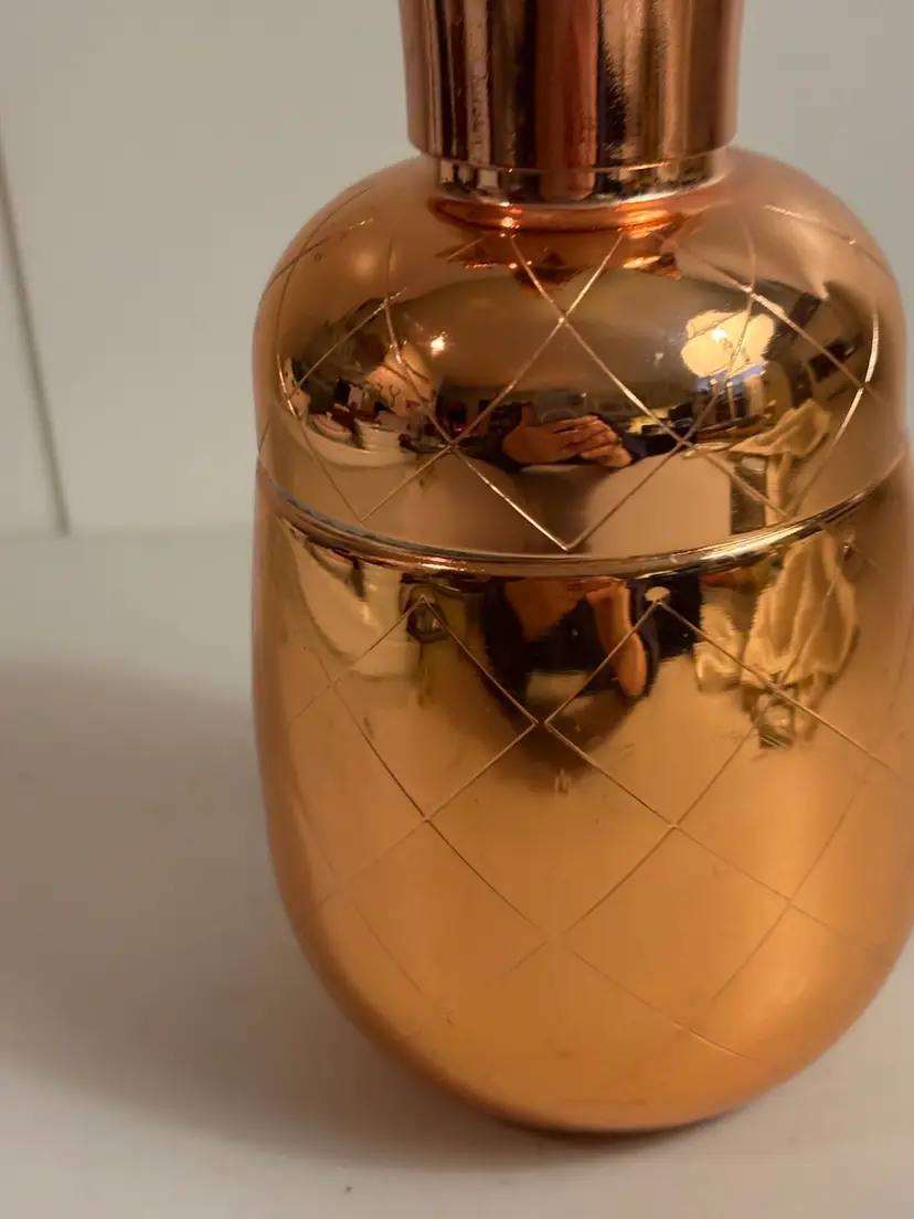 Cocktail Shaker Pineapple Copper Finish Stainless Steel  Functional & Decorative