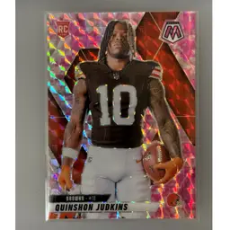 Quinshon Justin’s 2025 Mosaic Pink Camo Var #276 RC Browns