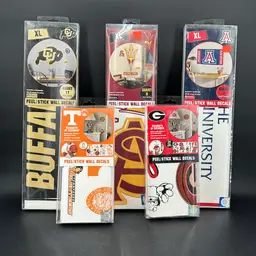 New Peel & Stick Wall Decal Lot (Arizona State, Wildcats, Buffalo, Bulldogs, Volunteers)