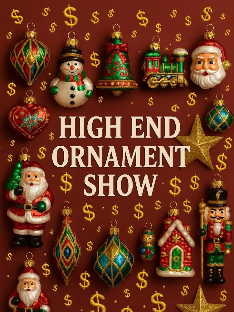 High End Radko and Kurt Adler Ornaments..more 