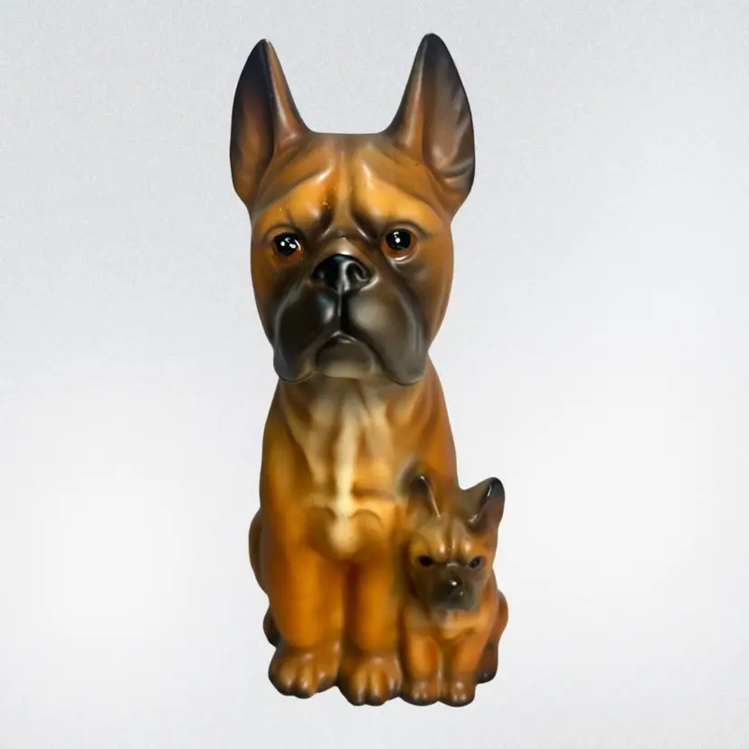 Vtg Dog Planter.