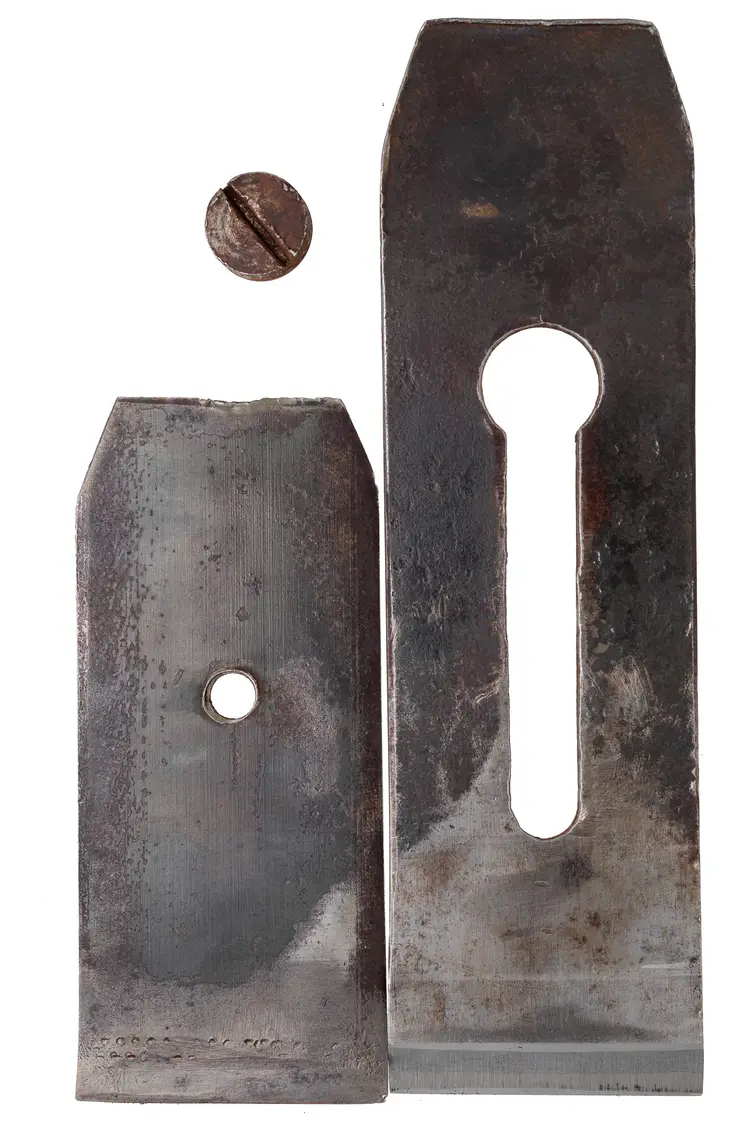 Antique Thick Tapered Buck Bothers Double Plane Iron 2" Wide