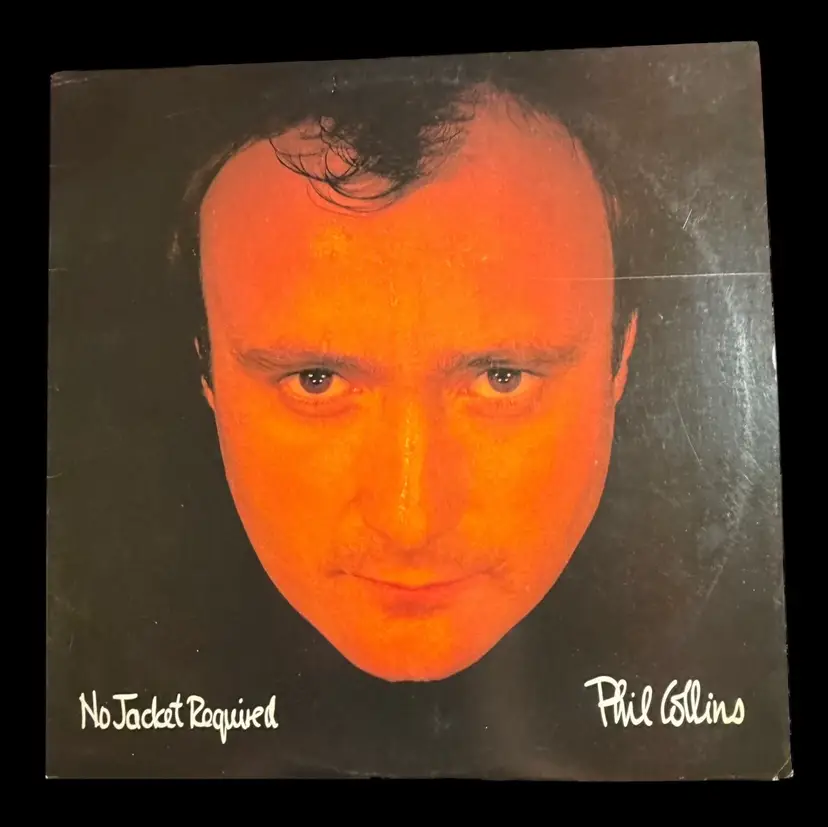 Vintage Record Vinyl - Phil Collins Album “No Jacket Required”- See Condition Below