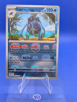 Carracosta Master Ball Foil Black Bolt 023/086