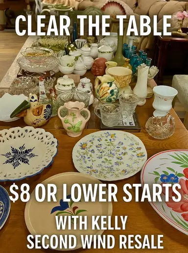 Let’s Clear the Table! $8 Or Lower Starts! 