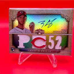 Tony Cingrani 2013 Topps Triple Threads RC Relic Auto 9/50 Cincinnati Reds
