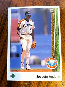 1989 Upper Deck Sports Baseball Trading Card Collector Astros Joaquin Andujar #79
