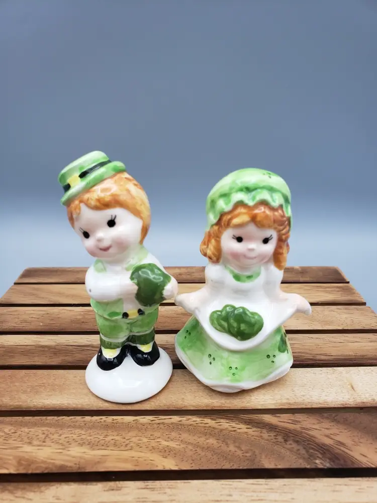 Originals by Erika Irish Boy and Girl Figurines