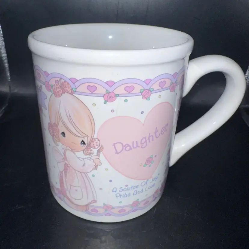 Vintage 1994 Enesco Precious Moments Daughter Themed Coffee Tea Ceramic Mug