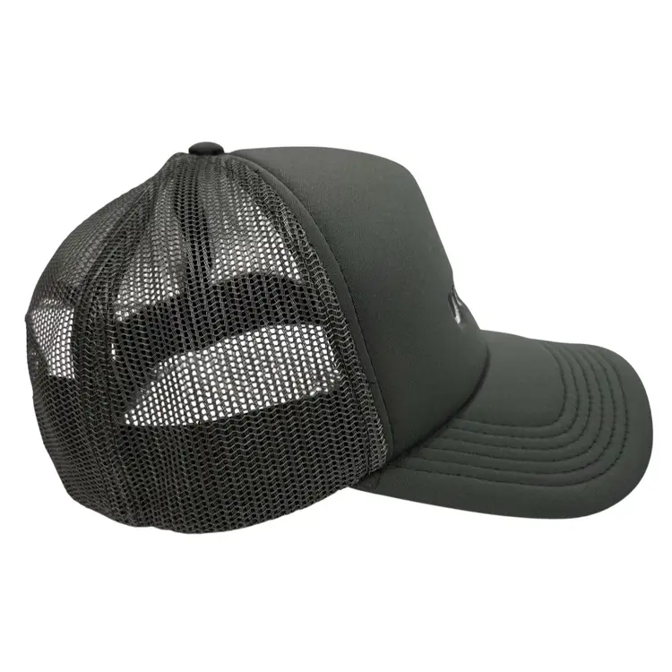 C.W. Urban CO Army Green Unisex Foam  Mesh Back Trucker Style Snapback