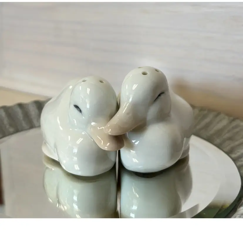 Vintage Fitz And Floyd Duck Salt And Pepper Shakers
