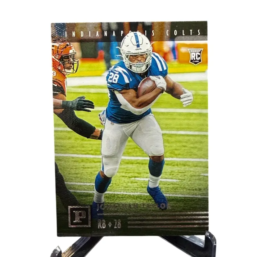 Jonathan Taylor 2020 Panini Chronicles Panini PA-12 Rookie RC Indianapolis Colts