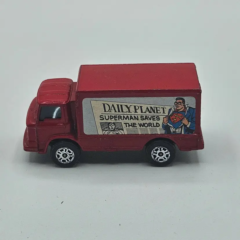 Vtg 70's Corgi Juniors Daily Planet SUPERMAN Leyland Terrier Truck, Gt. Britain