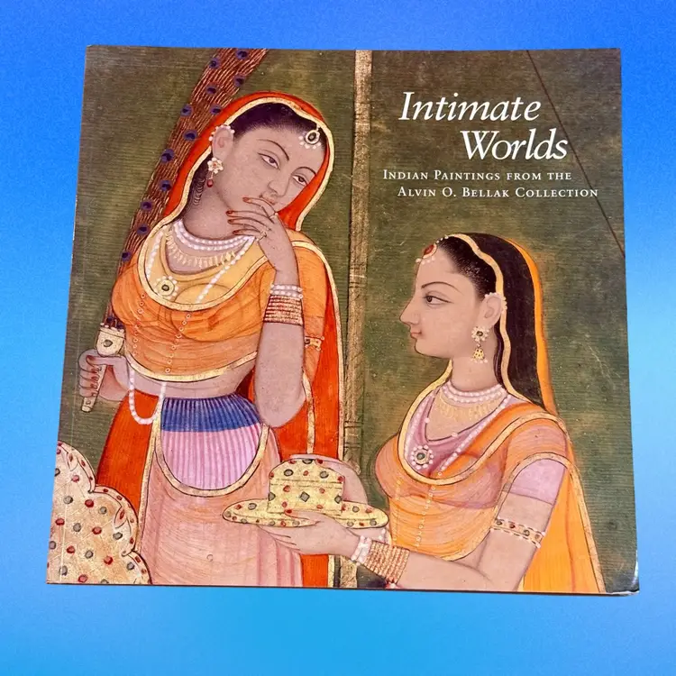 Vintage Softcover Intimate Worlds: Indian Paintings From The Alvin O. Bellak Collection (KK)