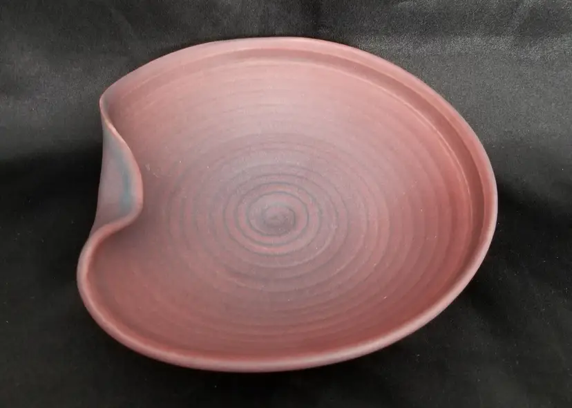 Vintage Van Briggle Original Pinched Edge Mulberry Bowl