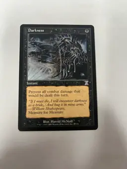 Darkness - Time Spiral, English, LP, Magic MTG
