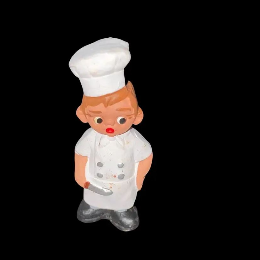 #07- 40% Off Sale-Vintage Red Clay Mud People Figurine From Mexico As Shown 2" (was $5)