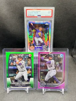 Ezequiel Tovar PSA 9 Rookie + Colored Card Lot