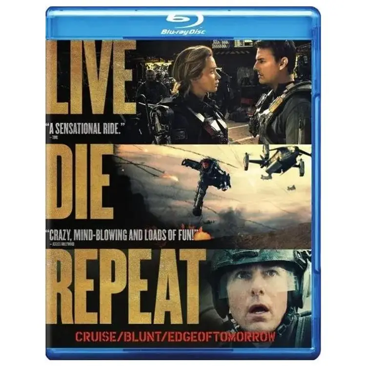 Live Die Repeat: Edge of Tomorrow [Blu-ray] - LIKE NEW