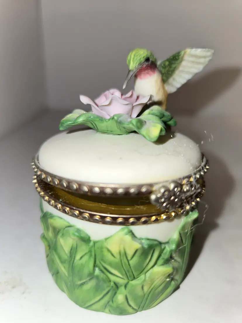 Hour of Power Hummingbird Trinket Box