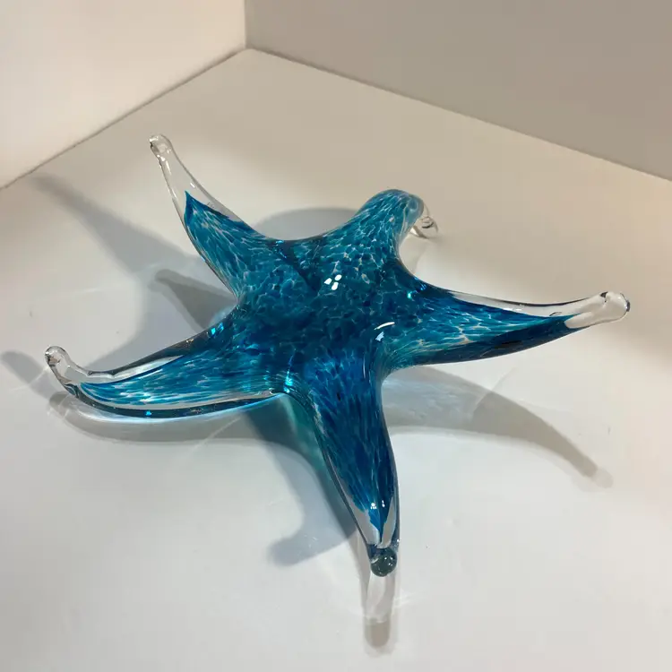 Blue Starfish Paperweight