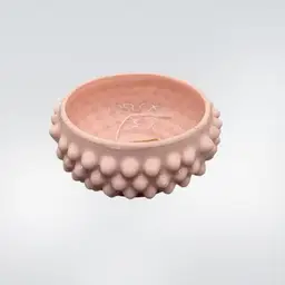 Pink Hobnail Trinket