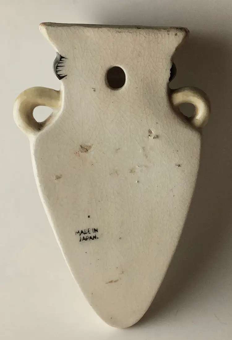 Vintage 1950s Bird Wall Pocket Ceramic