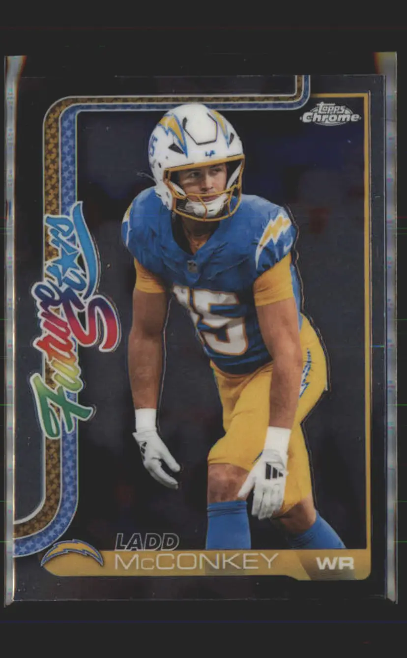 Ladd Mcconkey 2025 Topps Chrome Future Stars #FS-3 - (138) - Los Angeles Chargers
