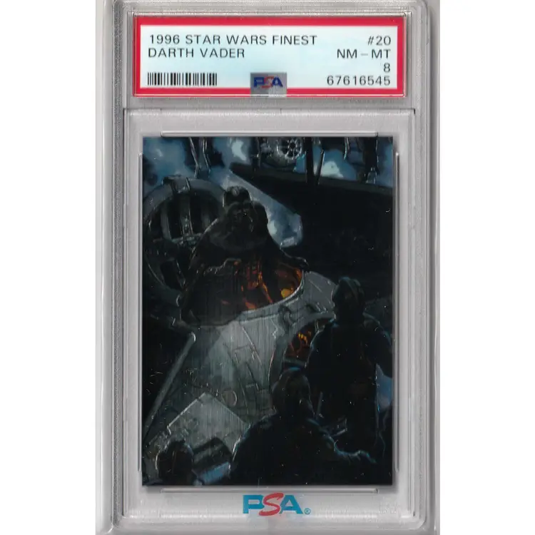 Darth Vader 1996 Star Wars Finest #20 PSA 8