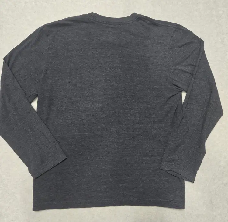 MLB Minnesota Twins T-Shirt Mens M Gray Long Sleeve Top